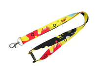 Schlüsselband Lanyard mit Karabinerhaken und Sicherheitsclip