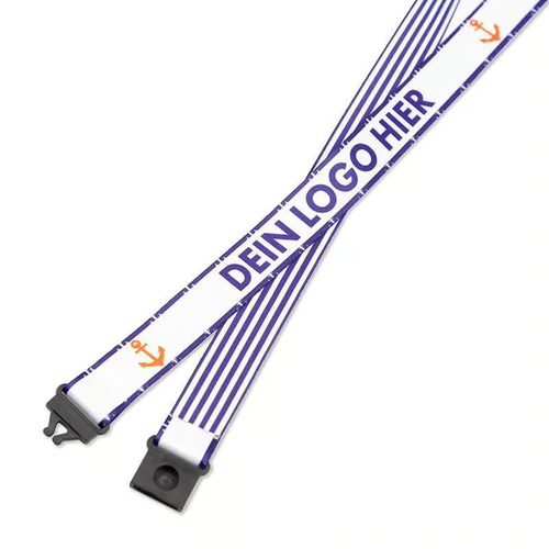Schlüsselband Lanyard mit Karabinerhaken und Sicherheitsclip