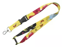 Schlüsselband Lanyard mit Karabinerhaken Schnappverschluss und Sicherheitsclip