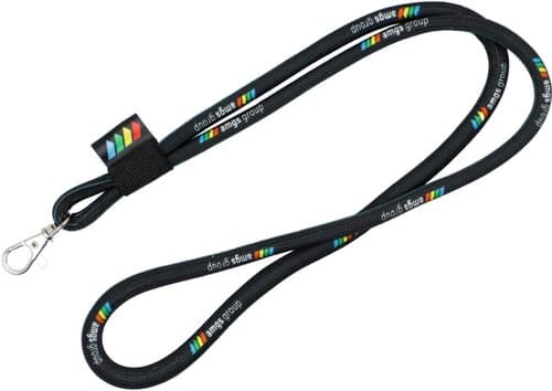 Schlauchband Lanyard mit Karabiner