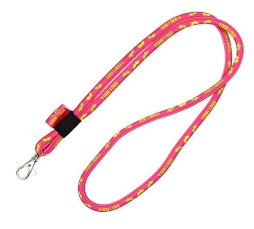 Schlauchband Lanyard mit Karabiner
