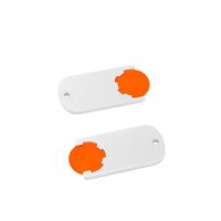 orange / weiß