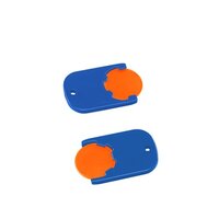 orange / blau