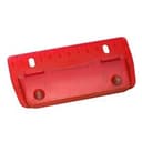 Locher in gefrostet rot