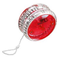 glasklar / rot / transparent