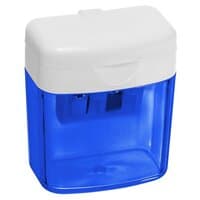 blau / transparent / weiß