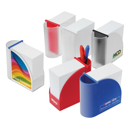 Zettelbox mit Köcher "Design"