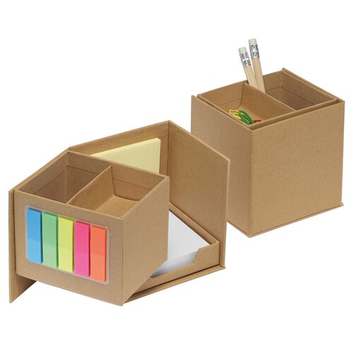 Zettelbox Karton, zum Aufklappen,