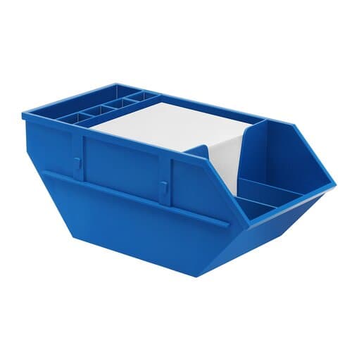 Zettelbox mit Köcher "Container"