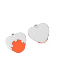 orange / weiß