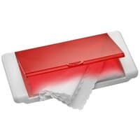 weiß / rot / transparent