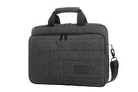 schwarz / grau meliert