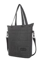 schwarz / grau meliert