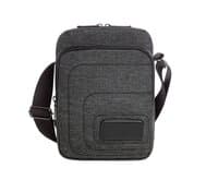 schwarz / grau meliert