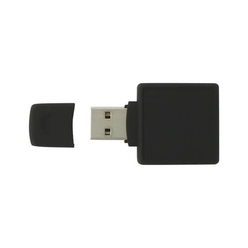 USB Lollie oval gummiert
