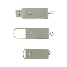 USB Stick Klick klein Edelstahl – Bild 1