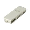 USB Stick Klick gross Edelstahl in silber