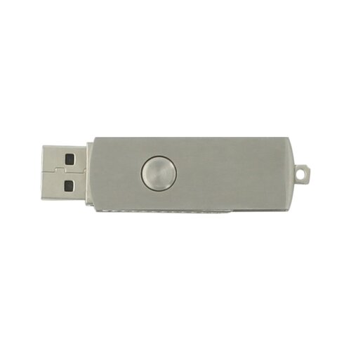 USB Stick Klick gross Edelstahl