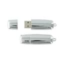 USB-Stick Metall diamant in silber