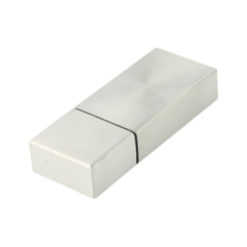 USB-Stick Silver Block