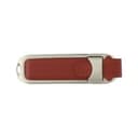 Leder-USB-Stick Premium in braun