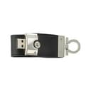 USB-Schlüsselanhänger Ragusa in schwarz