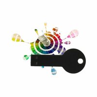 USBStick Schlüssel rund