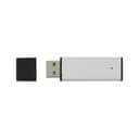 USB-Stick White-Black in silber