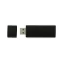 Aluminium-USB-Stick Brush'd in schwarz