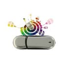 USB-Stick curved flat in pms / wunschfarbe