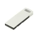 Mini-USB-Stick Alu-Slider in silber