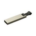 USB-Stick Aluminium flach in schwarz