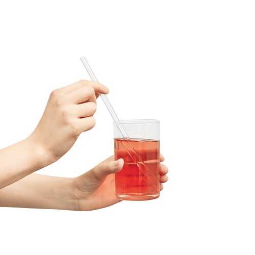 Glas-Strohhalm Set DRINK TOGETHER