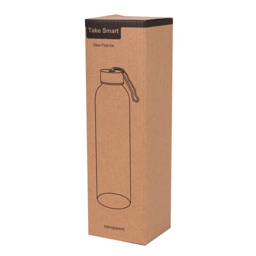 Glas-Trinkflasche TAKE SMART