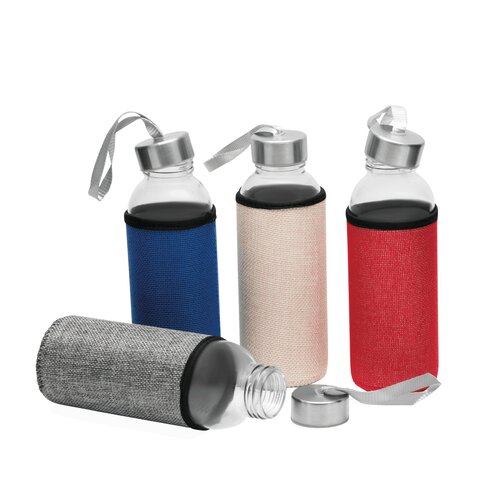 Glas-Trinkflasche TAKE JUTY