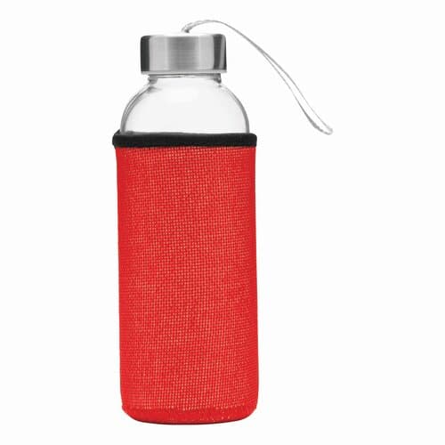 TAKE JUTY - Glas-Trinkflasche