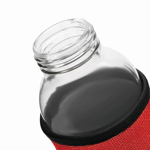 TAKE JUTY - Glas-Trinkflasche