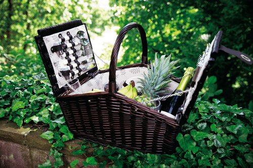 Weiden-Picknickkorb RICHMOND PARK für 4 Personen