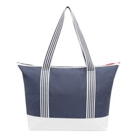 beige /  marineblau