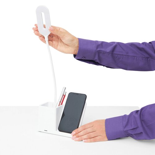 Schreibtisch-Lampe mit Ladestation LIGHT & CHARGE