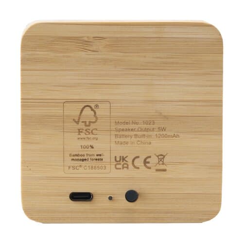 Sonido 5W Bamboo Wireless Speaker