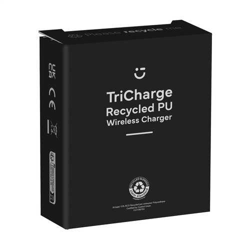 TriCharge Recycled PU Wireless Charger Ladegerät