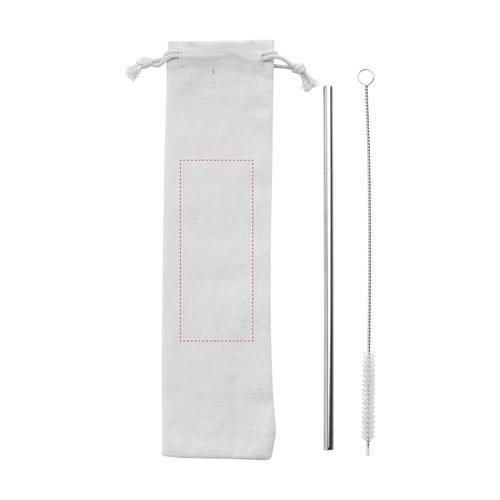 Reusable 1 piece ECO Straw Set Strohalme aus Edelstahl