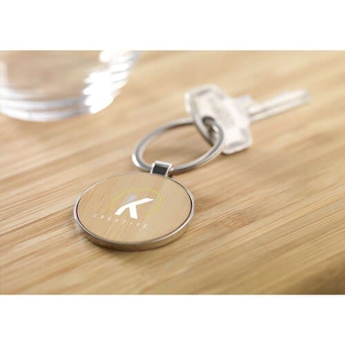 Bamboo Key Circle Schlüsselhänger