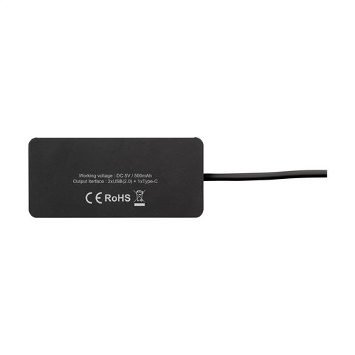 Tecco GRS Recycled Alu USB Hub