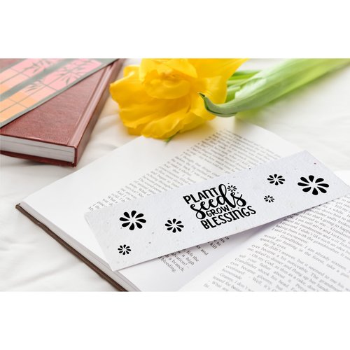 Seed Paper Bookmark Lesezeichen