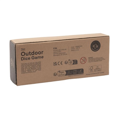 Outdoor Dice Game Würfelspiel