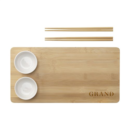 Temaki Bamboo Sushi Tray Geschenkset