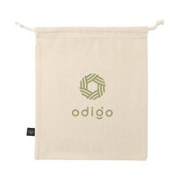 Gift Pouch Naturel GRS Recycled Cotton 150 gm M