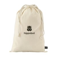 Gift Pouch Naturel GRS Recycled Cotton 150 gm L